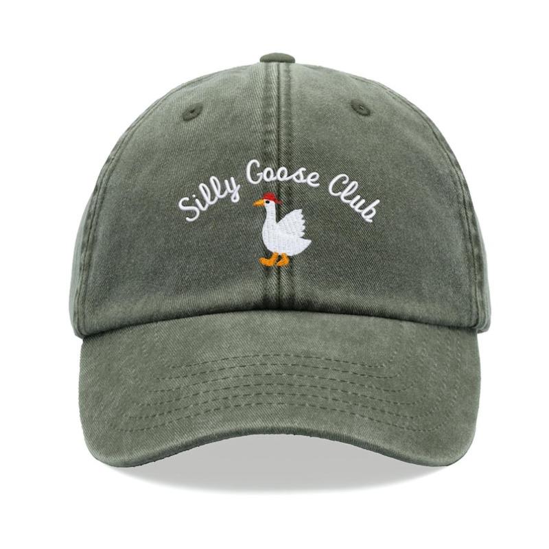 1pc Men' and Women' Vintage Soft-Top Baseball Cap with Chicken Print Adjustable Snap Washable Hat Suitable for Outdoor,Casual