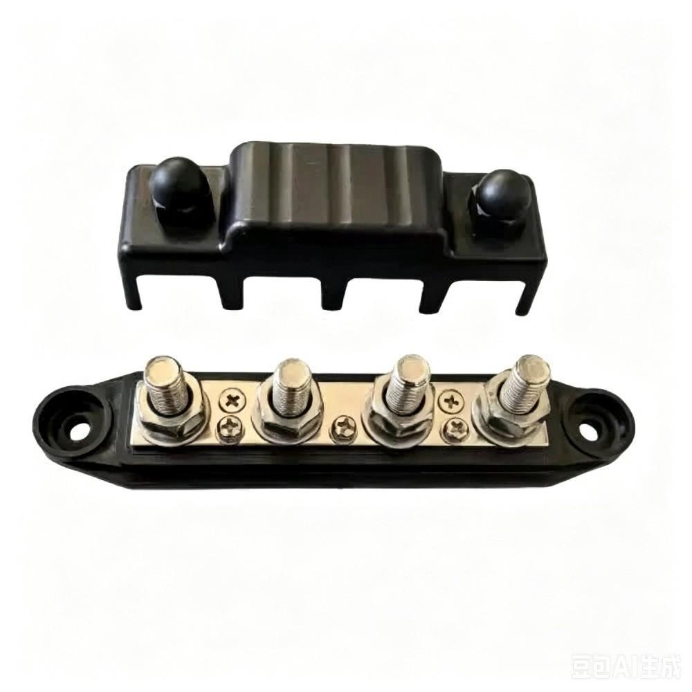 M8 M10 Studs Power Distribution Block 250A Terminal Stud Block High Current Busbar Boat Car RV