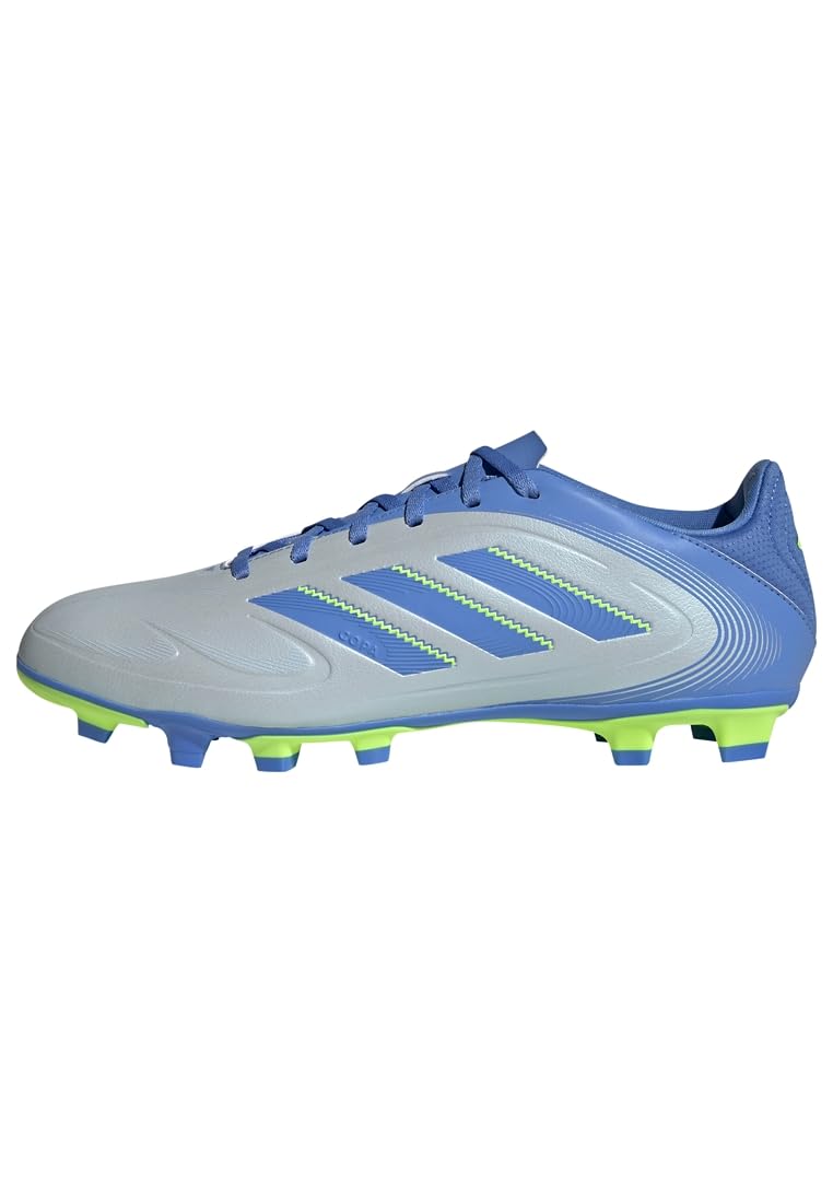 

Adidas Copa Pure III Club Soccer Unisex Halo Lemon Size FG/MG Cleats, Adult, NJV28, Blue/Blue Fusion/Lucid (IE1174), 25.5cm