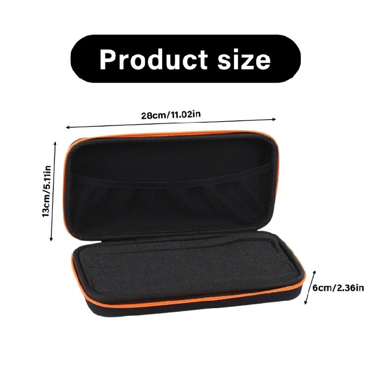 Professional Microphone Carrying Case Hold 2Mic Separated Compartments Durability EVA Construction Storage Box Pouch