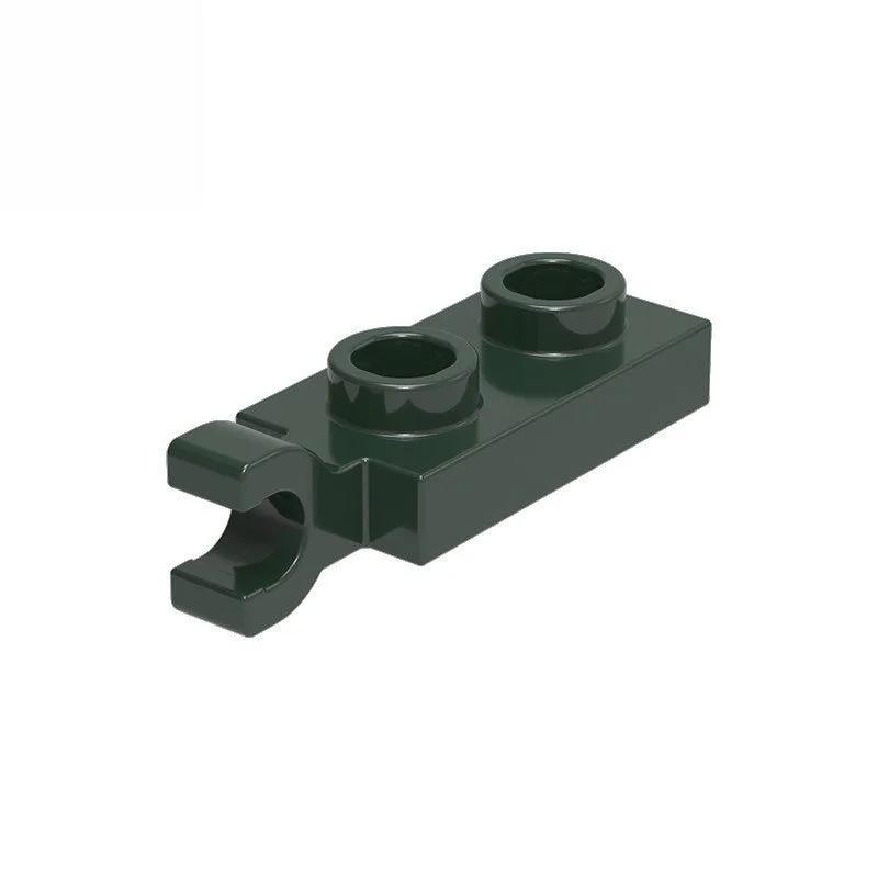 100pcs 63868 42923 Modified 1 x 2 Clip on End Bricks Collections Bulk Modular GBC Toys For Technical MOC DIY Building Blocks