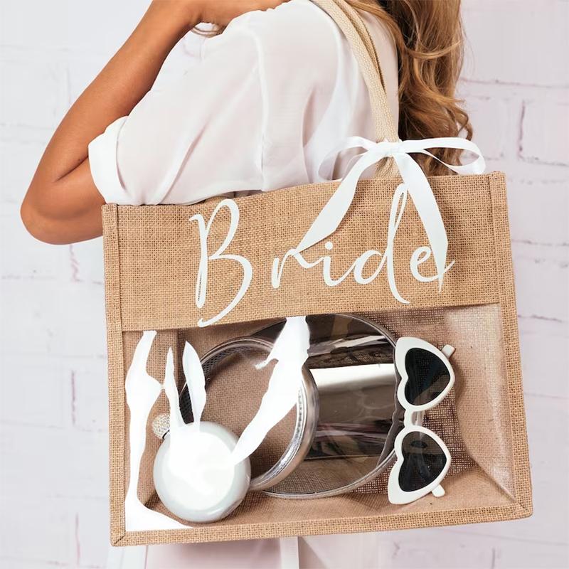 Beach Tote Bag Wedding Engagement Bachelorette Hen Party Bridal Shower Honeymoon Future Mrs Bride To Be Bridesmaid Proposal Gift