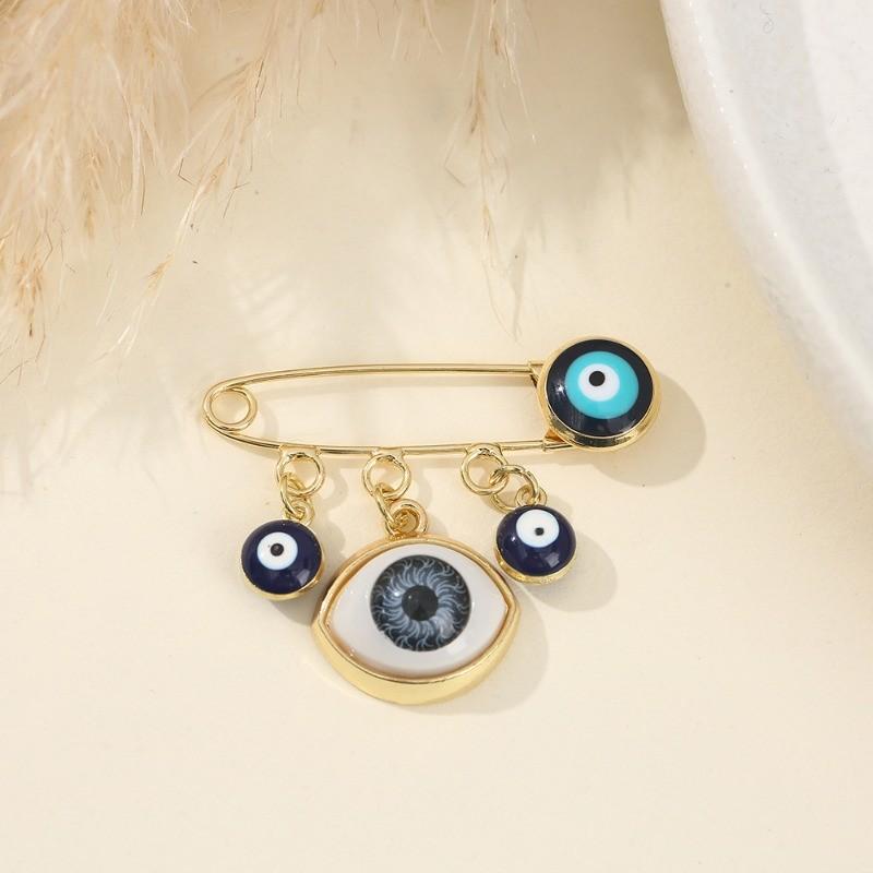 

Юцай Модная брошь Глаз демона Сплав Продвинутая Преувеличенная Женская Бижутерия Аксессуары Подарки PD2303 белый