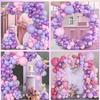 110Pcs Sand White and Gold Balloon Garland Arch Kit for Bridal Wedding Engagement Anniversary Baptism Birthday Party Decorations