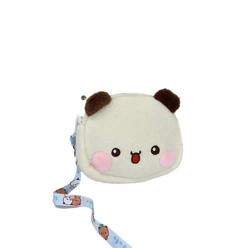 Niedliche Plüschbär Umhängetasche neue weiche niedliche Puppe Mini-Tasche Wechsel Umhängetasche Frau