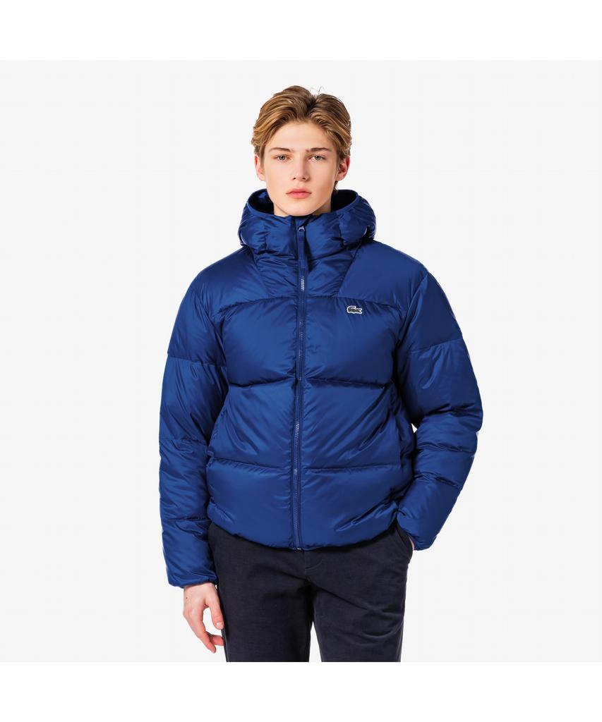 Lacoste Men'S Hooded Duck Down Puffer Bh7841-55N C4X