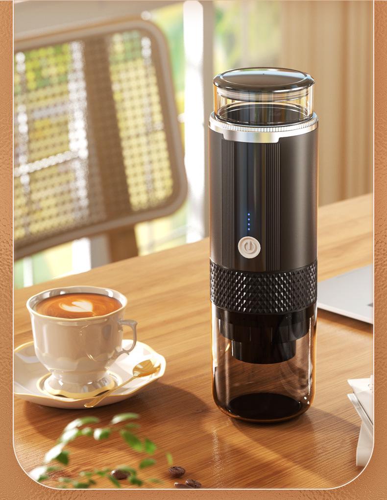 Portable Automatic K-Cup Coffee Maker for Home and Car - Wireless Electric Coffee Extractor