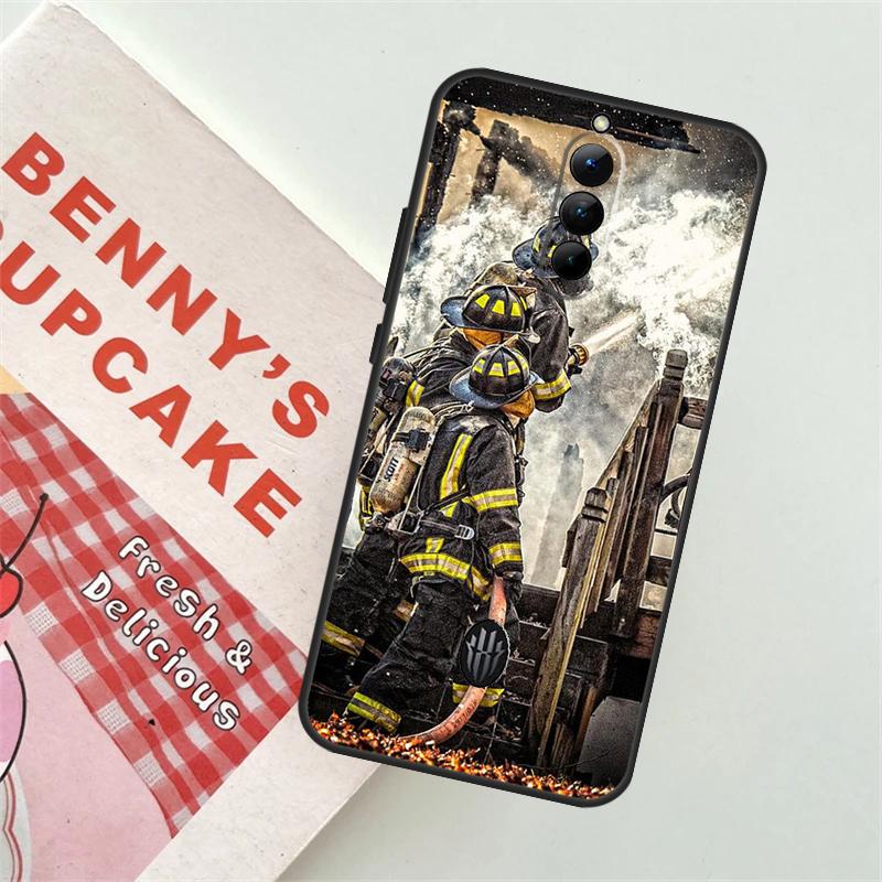 Cool Firefighter Heroes Fireman Case For ZTE Nubia Red Magic 8S 8 9 Pro Plus RedMagic 6 6S Pro 7 7S Pro 6R 5S 5G Soft Cover
