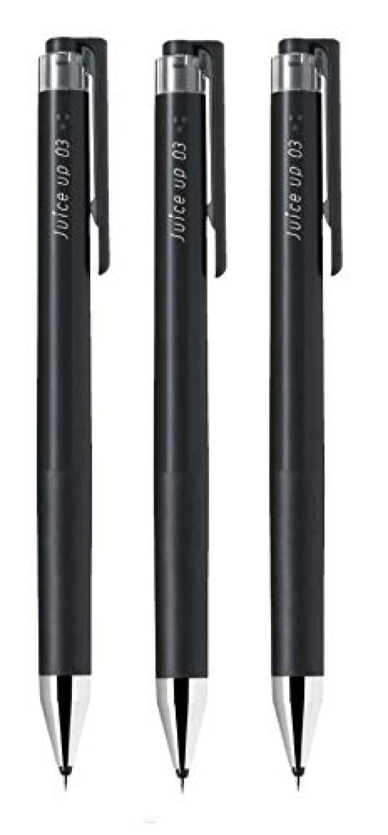 

Pilot Juice Up Gel Ink Ballpoint Extra Fine Set of 3 Pen, 0.3mm, Black, LJP-20S3-B, чёрный