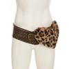 Retro Waistband Faux Fur Plush Belt Sexy Bandage Belt  for Women Trendy Accessories