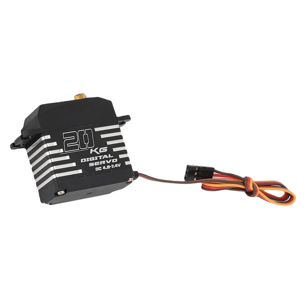 Digital Servo Copper Gear Aluminium Alloy Housing 180 degrees  Control Angle Servo for 1 8 1 10 1 12 RC Car Truck