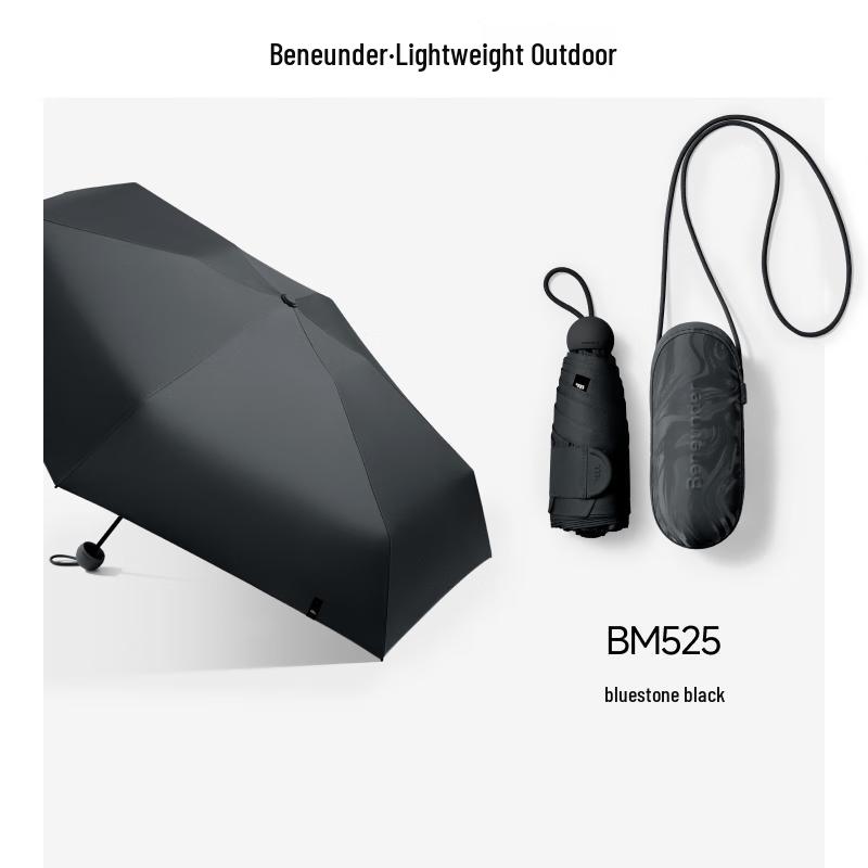 Beneunder Anti-UV Five-Fold Capsule Umbrella