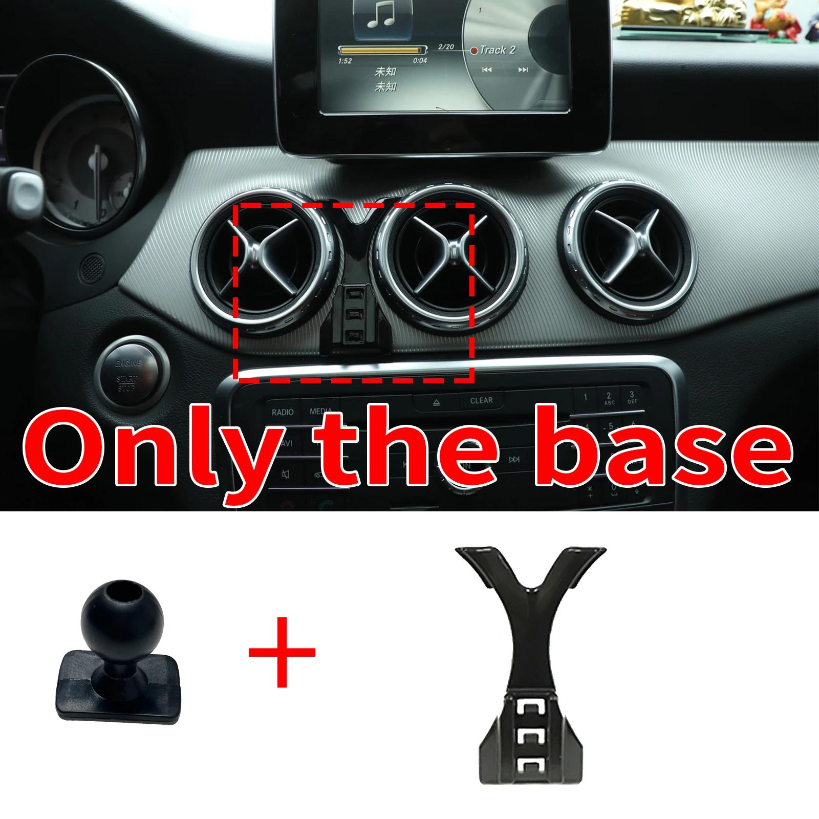 

Car Mobile Phone Holder Accessories for Mercedes Benz GLA X156 CLA 2015~ GPS Bracket Navigation Stand Auto Only Base