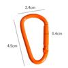 Aluminum Alloy Carabiner Buckle Camping Equipment Backpack Buckle Water Bottle Hanging Buckle Snap Hook Keychai