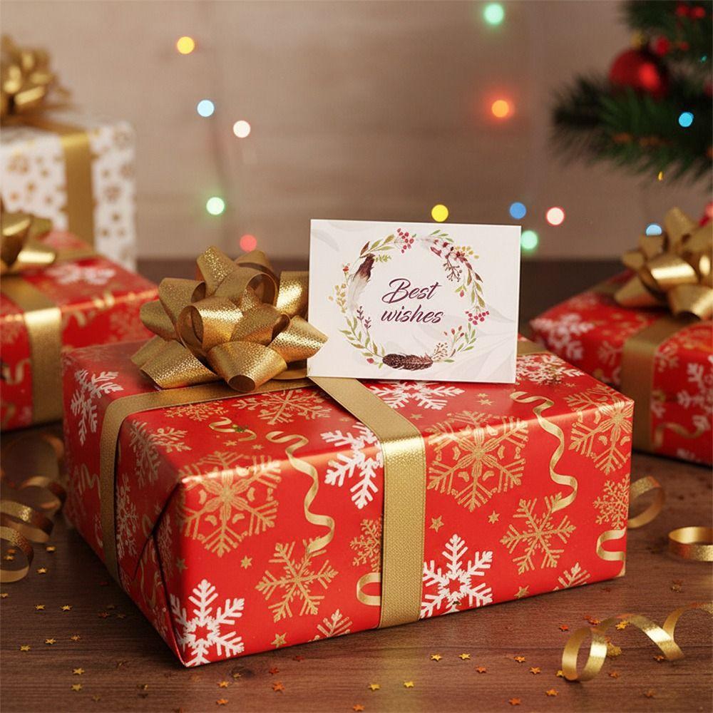 100PCS Multicolor Thank You Card Package Decoration I Love You Best Wishes Card Floral Pattern Party Gift Gretting Cards