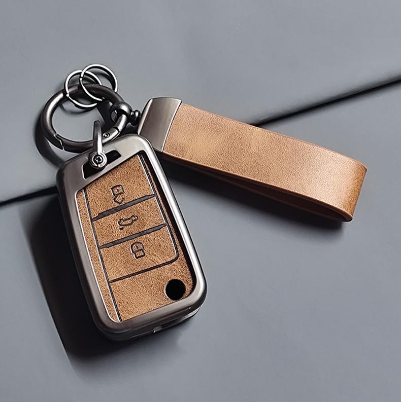 Funda para Llave de Volkswagen Magotan: Funda Protectora para Interiores de Coche Sagitar, Lavida, Bora y Passat