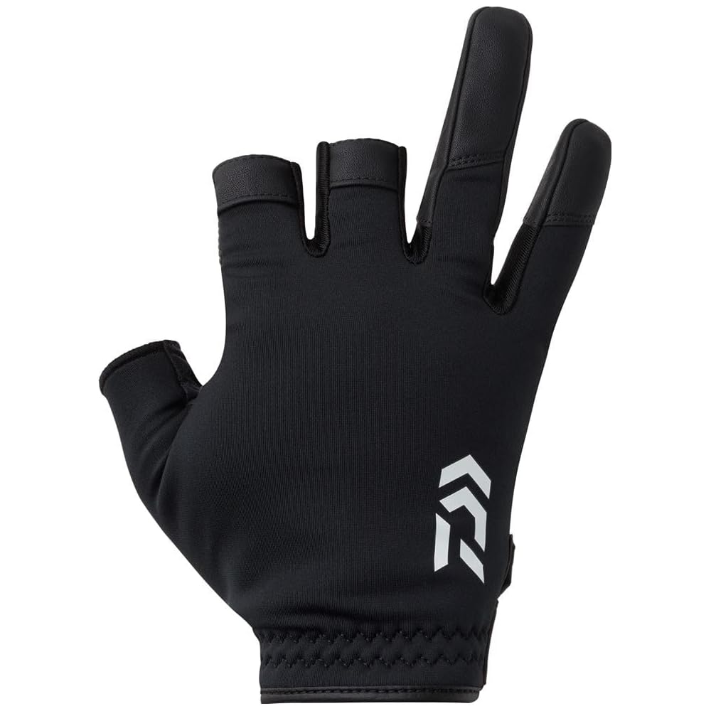 Daiwa DG-6525W Black Cold Weather Game Gloves 3-Finger Cut 2XL