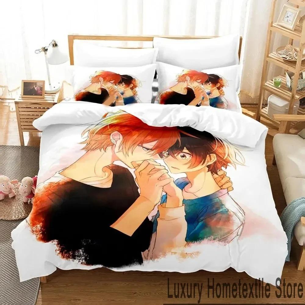 3D Anime Sasaki and Miyano Bedding Set Boys Girls Twin Queen King Size Duvet Cover Pillowcase Bed Boys Adult Home Textileextile