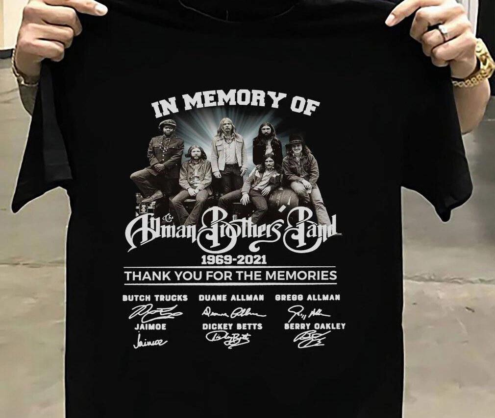 The Allman Brothers Band Anniversary Men T-shirt Black Unisex HA1516