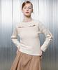 LARTIGENT L2 Stripe Hole Knit(Ivory)