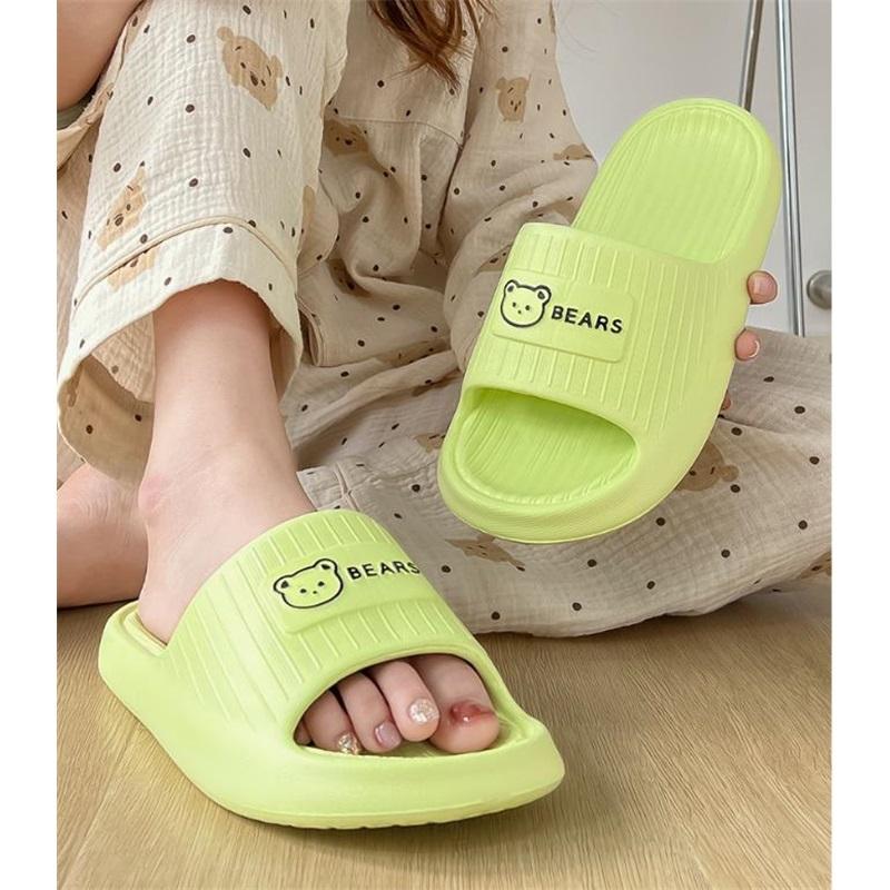 Infradito estive da donna con plateau ispessito antiscivolo, sandali da spiaggia, moda per interni domestici, pantofole leggere antiscivolo