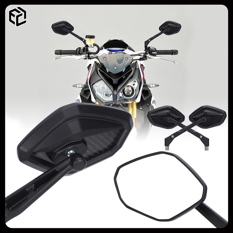 Carbon Fiber Motorcycle Rearview Mirror for BMW S1000RR / S1000R / R1200R / F900R / F800R Side Espejos Motorcycle Accessories