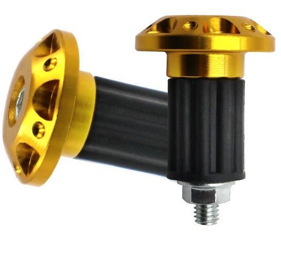Motorcycle Handle Bar Ends Grips Moto CNC Metal Handlebar Counterweight Plug Slider Motor Bike Grips Dirt Bike Accessories