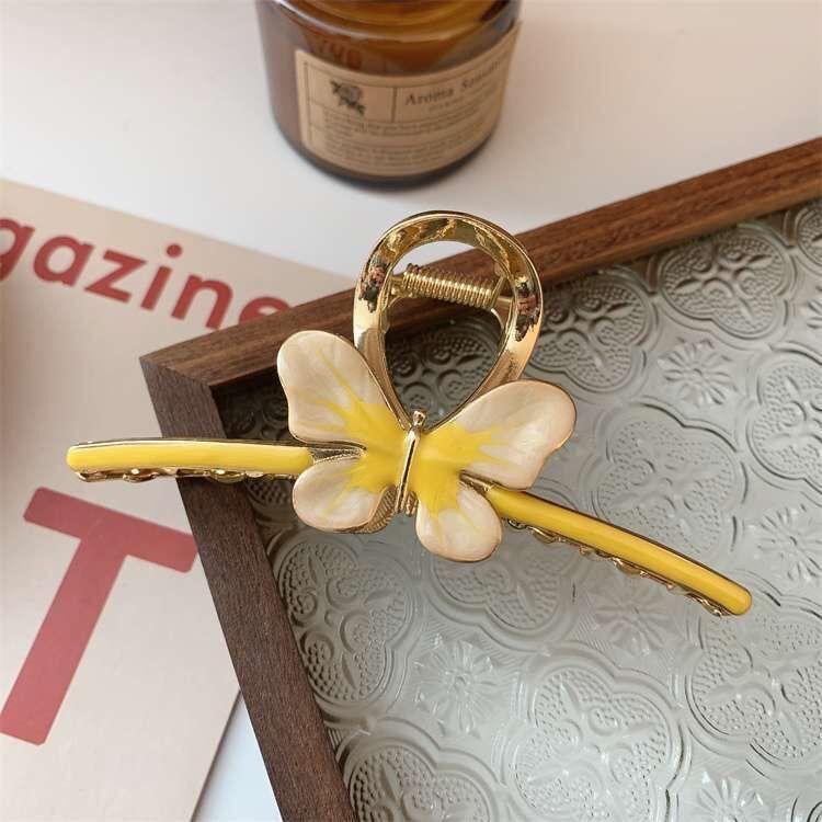 Alloy Womens Back-of-Head Grabber Large High-End Hair Claw Clip Summer 2026 Shark Clip Headpiece Japan and Korean Style