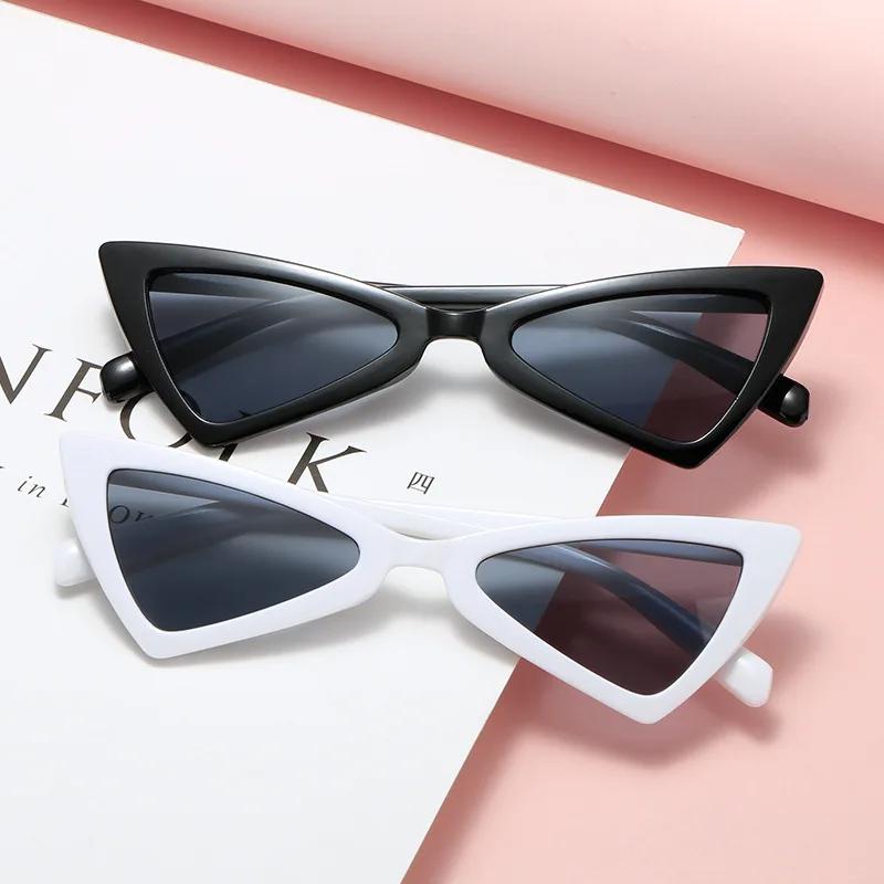 Small Triangle Cat Eye Sunglasses Women Fashion Vintage Cat Eyeglasses Female  Stylish Sun Glasses UV400 Goggles Lentes