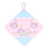 Sanrio My Melody Loop Towel Set for Antibacterial with Name for Nursery (SANRIO) 3-Piece Children, Treatment, Space, School/Kindergarten (249564)