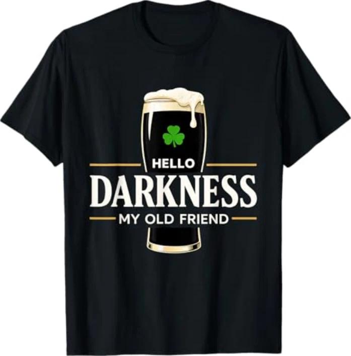 Hello Darkness My Old Friend Vitamin G Funny Quote Tshirt S