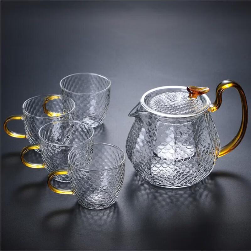 Dragon Scale Heat-Resistant Glass Tea Set