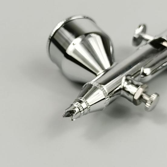 1 Σετ Airbrush Ελέγχου Διπλής Δράσης Εξωτερική Ρύθμιση Τροφοδοσίας Βαρύτητας Ακριβές ακροφύσιο Εργαλείο Μακιγιάζ Airbrush Nail Art