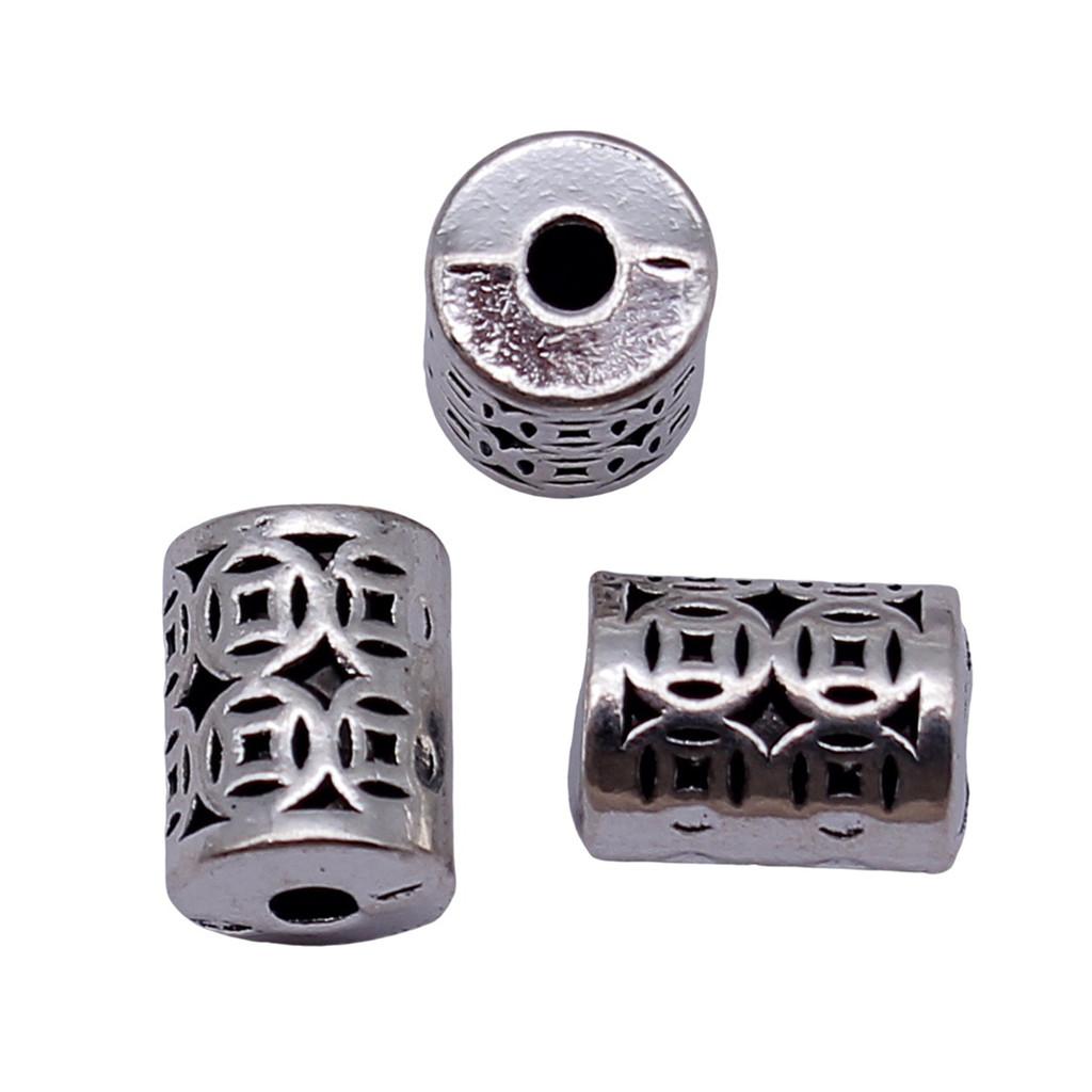Tribal Pattern Tube Beads Charms Braided Spacer Beading For Jewelry Materials