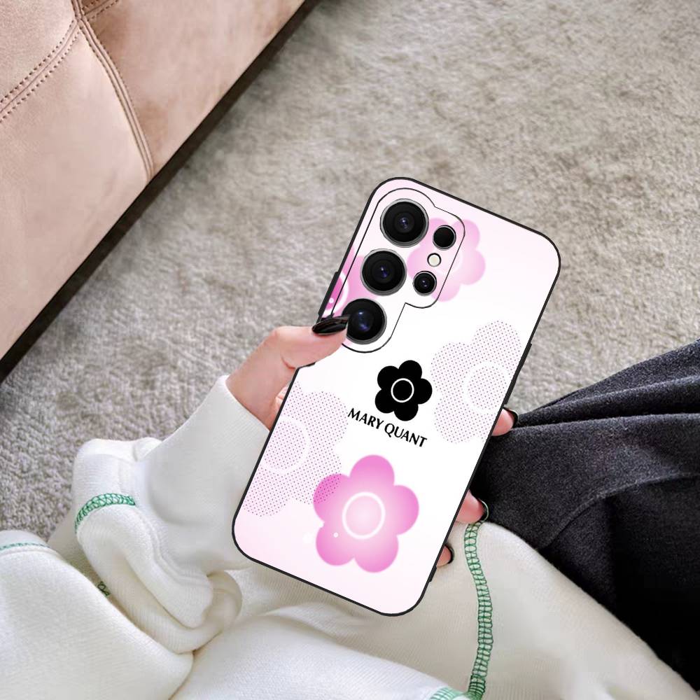 Fashion M-Mary-Q-Quants Phone Case For Samsung S 20 21 22 23 lite plus ultra Clear Mobile Cover Funda