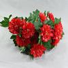 One Aritificial Dahlia Flower Branch Simulated 3 Heads Dahlia Pinnata for Wedding Centerpieces Floral Decoration