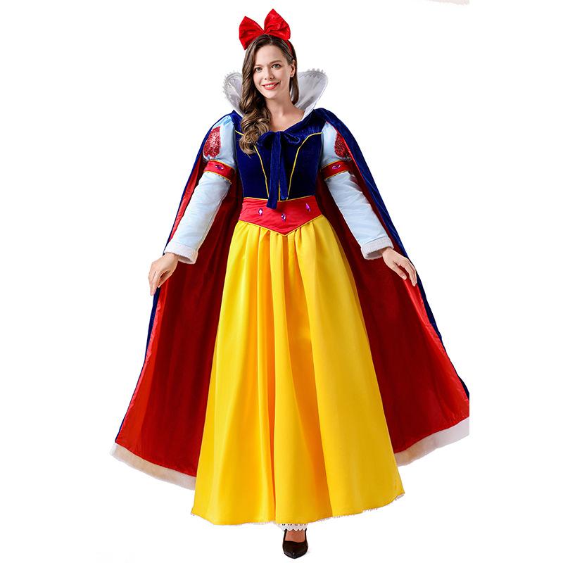 New Halloween Adult New Snow White Cinderella Costume Princess Dress
