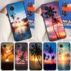 Summer Beach Sunset Palm Tree Case For Honor X9c X8a X8b X9b X9a X8 X9 50 70 90 Lite Honor 200 Pro Magic 5 6 7 Lire Cover