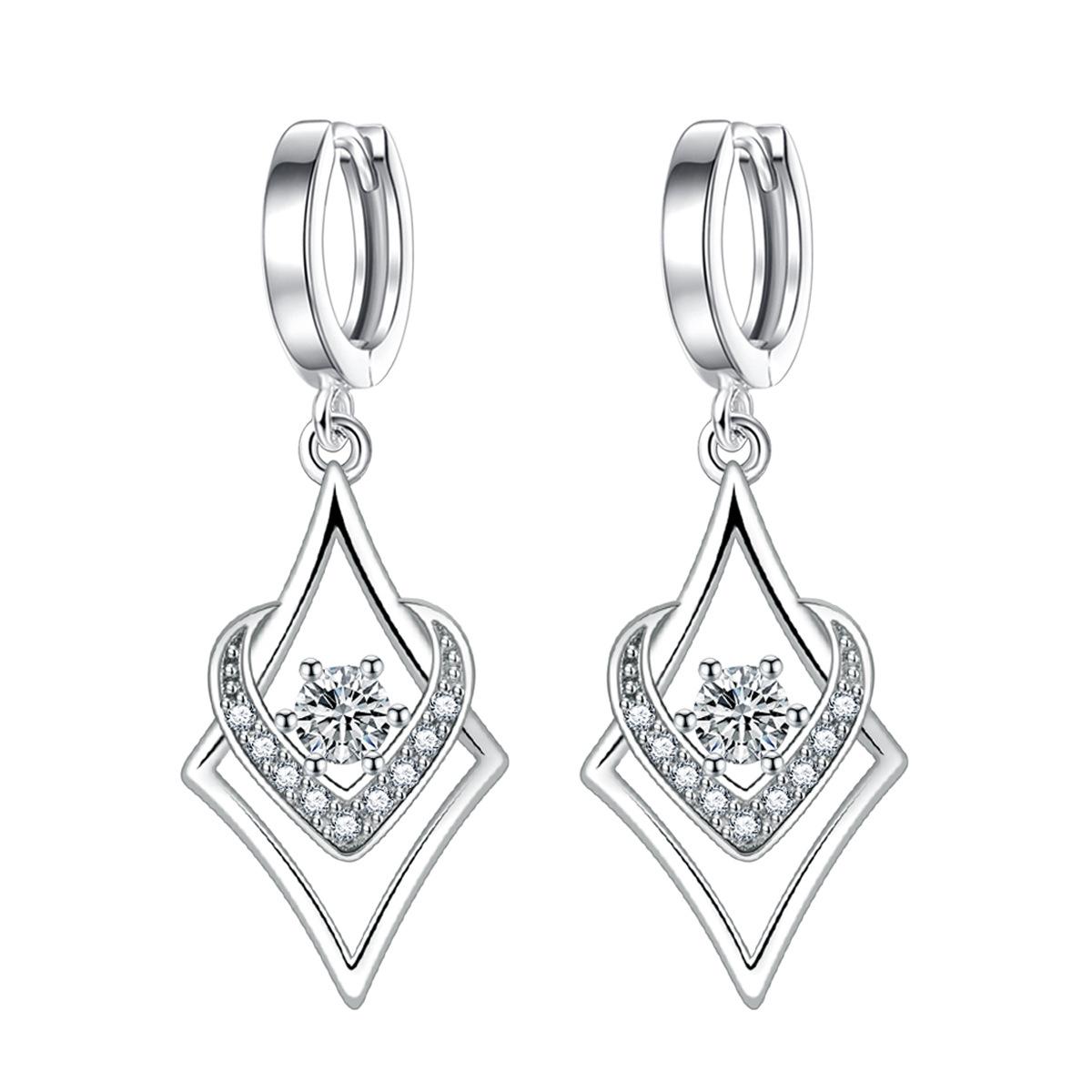 

Серьги-капли в форме капли Женские инкрустированные серьги Love