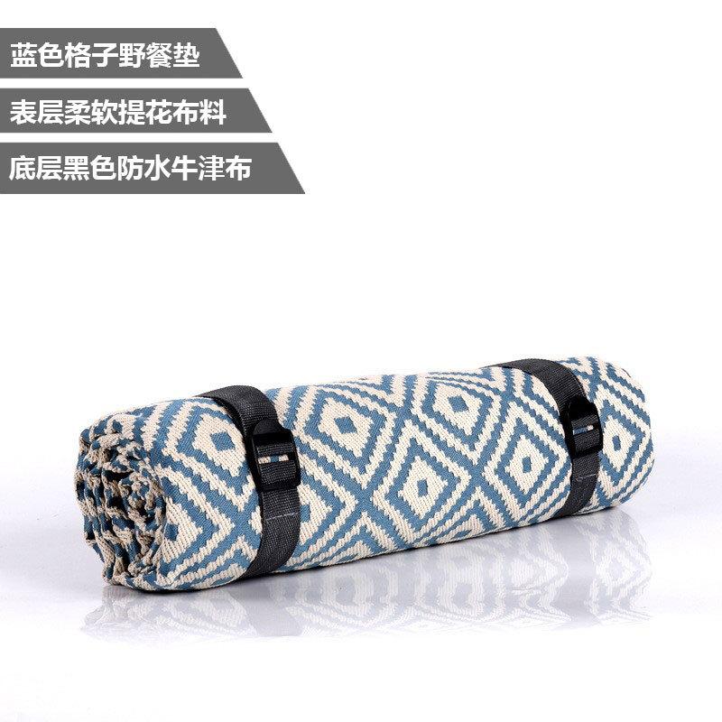 HOUMU Flannel Waterproof Moisture-Proof Thickened Portable Picnic Mat for Camping & Outdoor Use 100CM*150cm