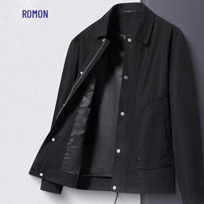 LOMON Men's Business Casual Lapel Jacket