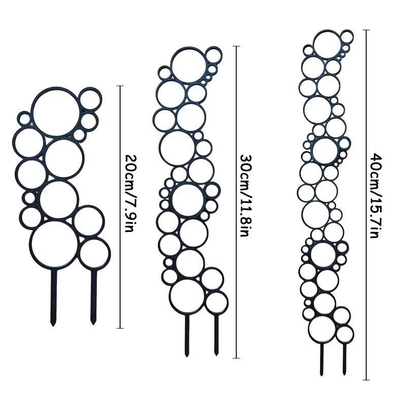 1Pcs Creative Metal Potted Plant Stand Wrought Iron Plant Trellis Support For Climbing Plants Garden Iron Art Decoration