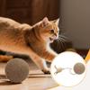 Cat Ball Ideal Gift Scratcher Kitten Toy for Indoor Cats Clawing Interactive Wood Color