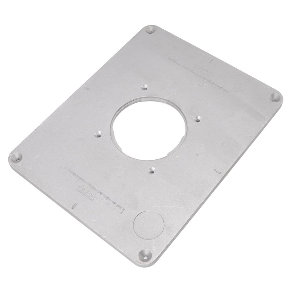 Frästisch Einlegeplatte Aluminiumlegierung 88 95mm Lochabstand 4 Löcher Oberfräse Klapptisch