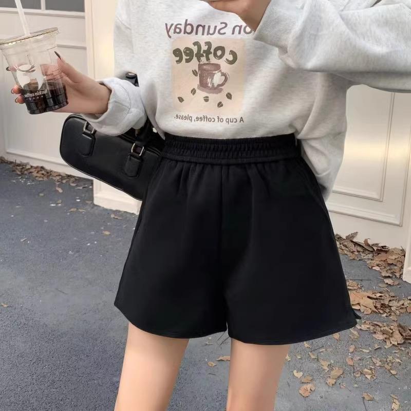 

Женские шерстяные шорты А-силуэта с высокой посадкой - Коллекция Осень/Зима 2024 3XL чёрный