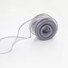 10 yards Rotolo di nastro di organza di colore pieno con bordo ondulato a coda di pesce per bouquet di fiori, regali, confezioni, decorazioni per feste di nozze