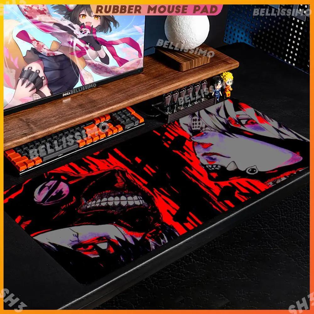 Ttokyo Gghoul Mouse Pad x Rubber Mouse Pad Mouse Stand mm Teclado Gamer Mat Super Big Large Edge Lock Desk Mat