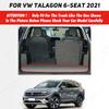 Car Trunk Mat For VOLKSWAGEN VW TALAGON 6-Seat  Custom Car Accessories Auto Interior