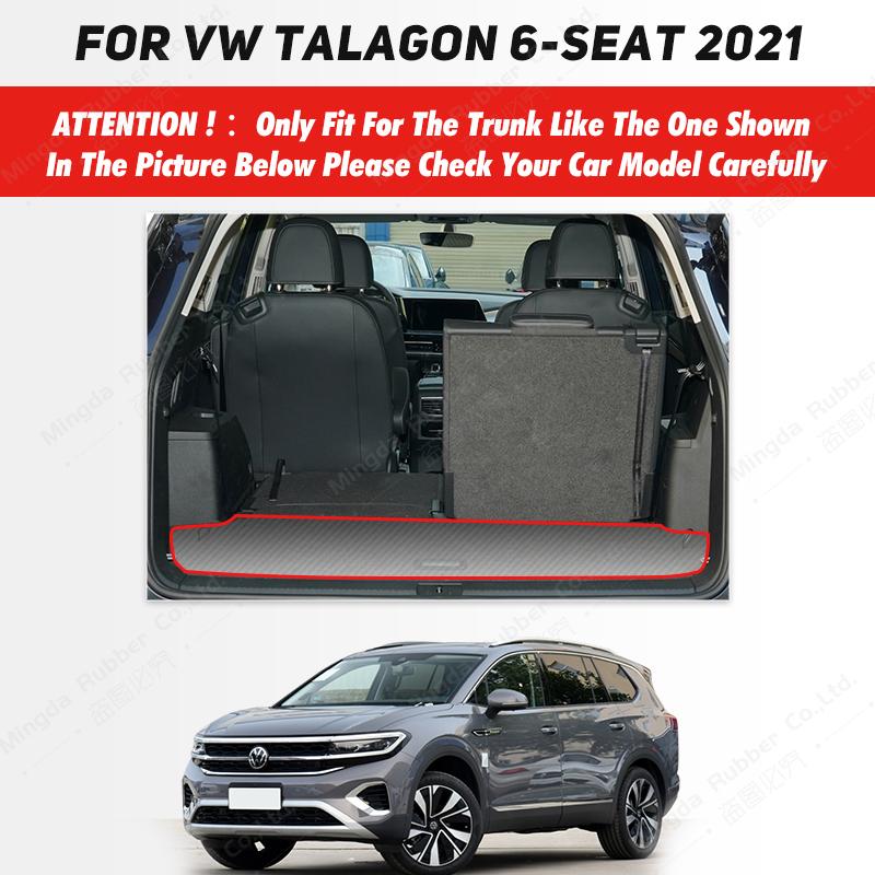 Car Trunk Mat For VOLKSWAGEN VW TALAGON 6-Seat  Custom Car Accessories Auto Interior