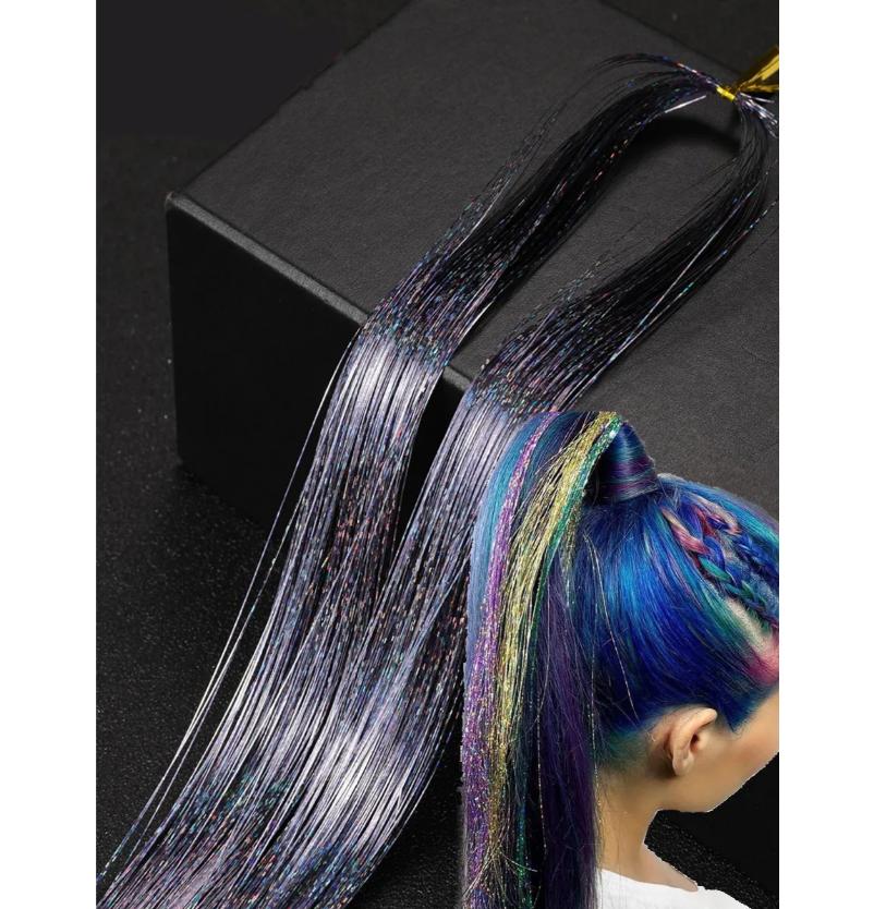 

Gold Wire Shiny Metal Wire Seamless Hair Extensions One Size